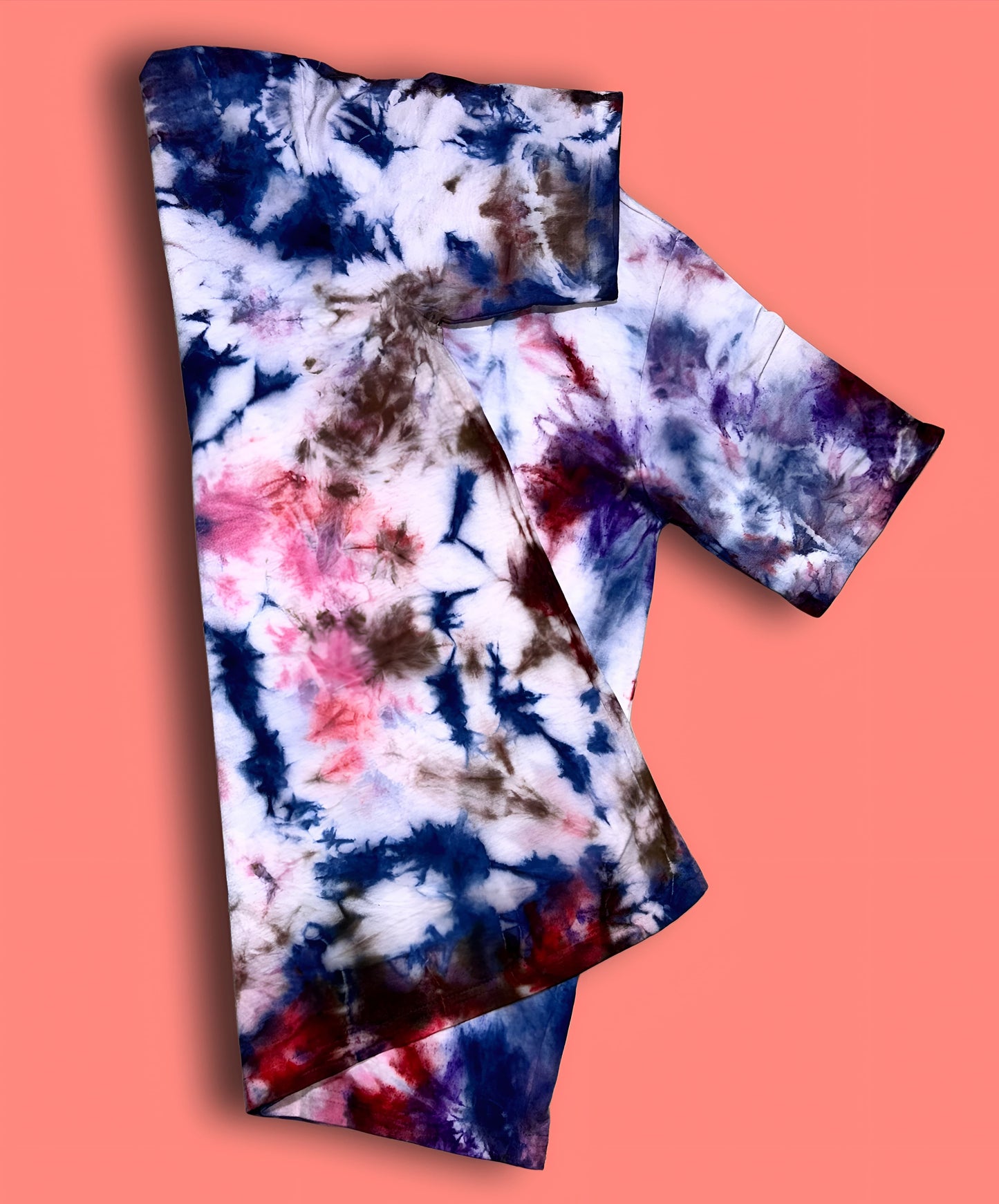 Men’s Tie-Dye Cotton T-Shirt | Casual Round Neck Half Sleeve | Multicolor Stylish